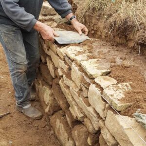 formation talus mur