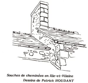 tiez breiz souche de cheminee en ille et vilaine dessin de patrick houdant revue ndeg7 241